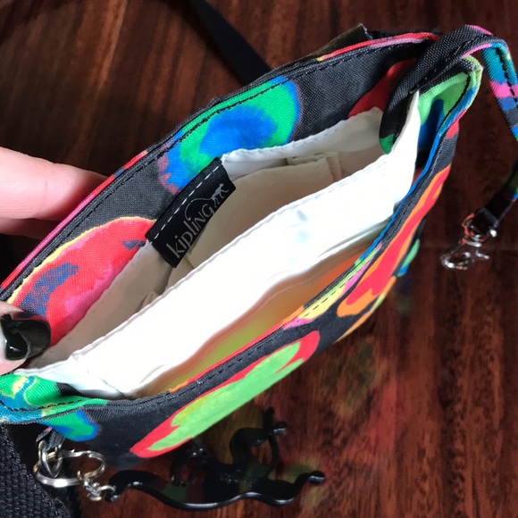 Kipling Black/Multi-Color Small Crossbody Bag - Picture 6 of 8